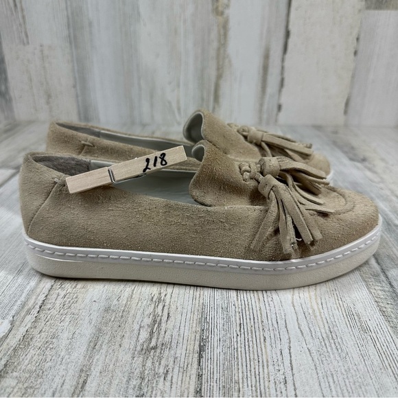 Franco Sarto Suede Slip On Loafers Tassel Detail #218 - Picture 9 of 9